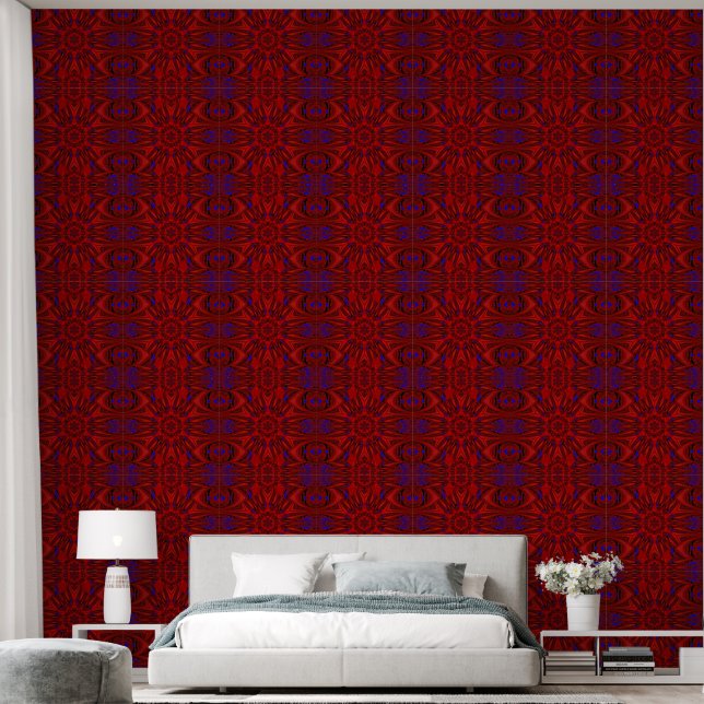 Reflected Lotus 1 Fleece Blanket Wallpaper (Bedroom)