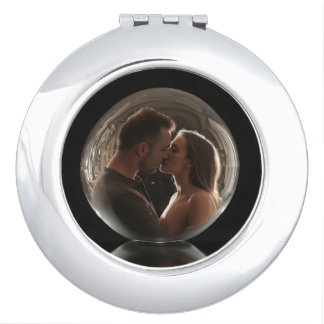 Reflected Romance: Lover's Kiss Compact Mirror