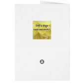 Reflected Shanti Lake Photo Gretting Card (Back)