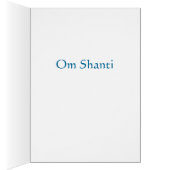 Reflected Shanti Lake Photo Gretting Card (Inside (Right))