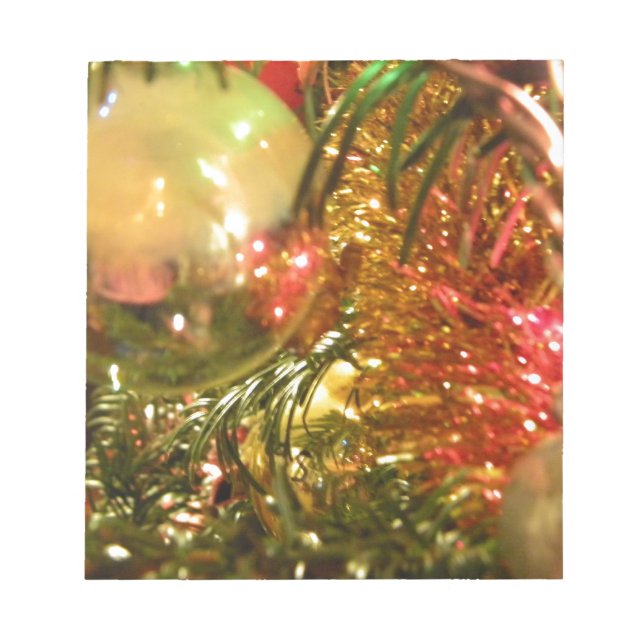 Reflecting Christmas Notepad (Front)