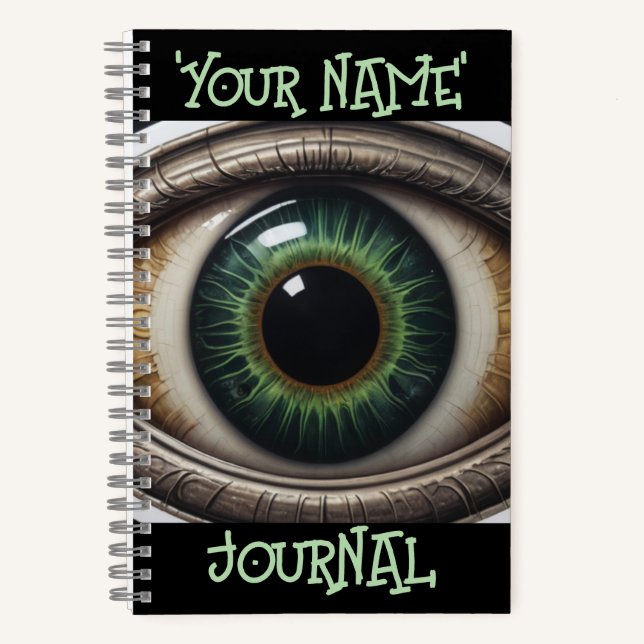 Reflecting Gaze  Notebook (Front)