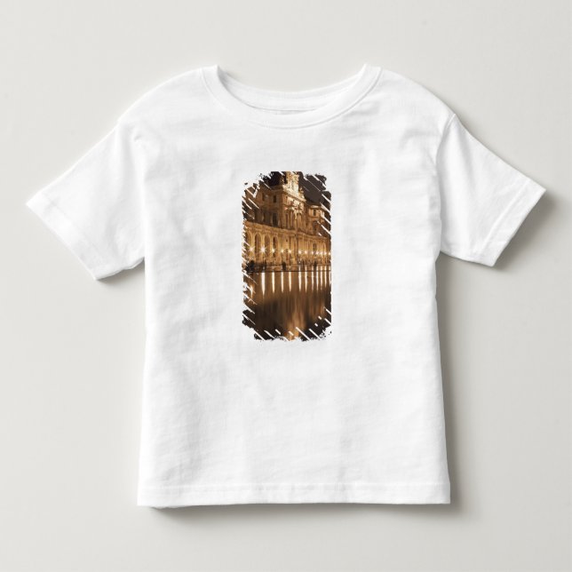 Reflecting pool at the Louvre, Paris, France Toddler T-shirt (Front)