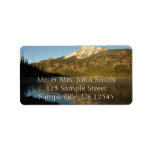Reflection at Jenny Lake Grand Teton National Park Label