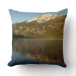 Reflection at Jenny Lake Grand Teton National Park Throw Pillow