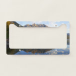 Reflection at Jenny Lake II License Plate Frame