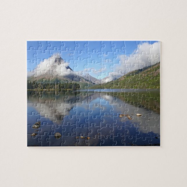 Reflection at Two Medicine Lake Jigsaw Puzzle (Horizontal)