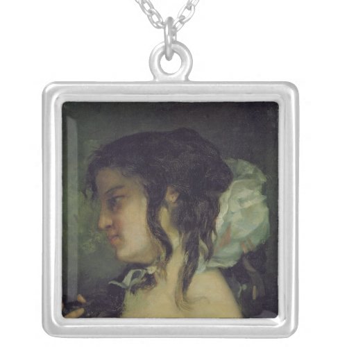 Reflection c1864_66 silver plated necklace