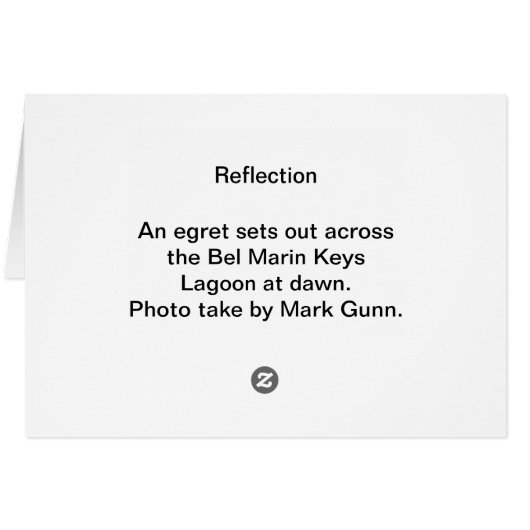 Reflection Cards (Back Horizontal)