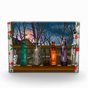 Reflection   Colorful Glass Vases in Window Sill   Photo Block