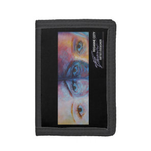 Reflection from Within Wristlet Tri-fold Wallet