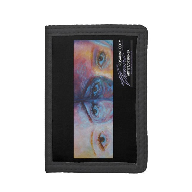 Reflection from Within Wristlet Tri-fold Wallet (Front Vertical)