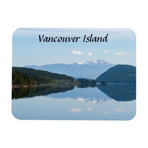 Reflection in a Lake _ Vancouver Island Canada Magnet