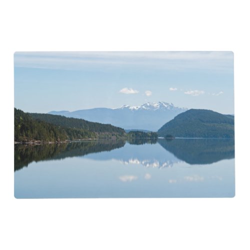 Reflection in a lake _ Vancouver Island Canada Placemat