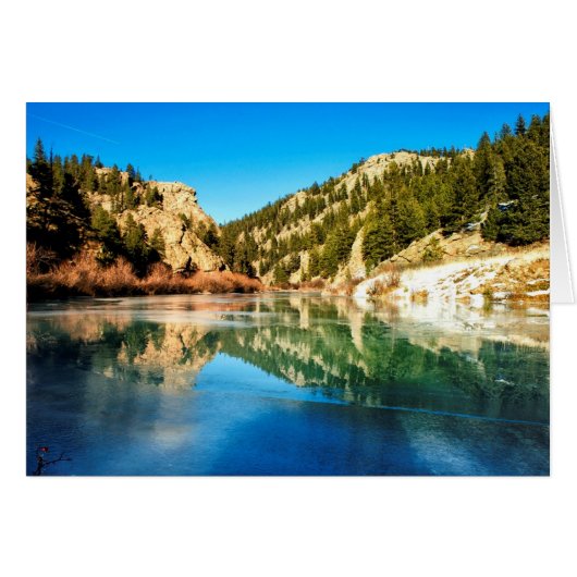 Reflection in Elevenmile Canyon Cards (Front Horizontal)
