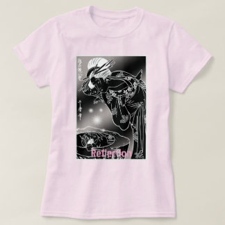 Reflection – Japanese Black & White Silkscreen T-Shirt