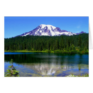 Reflection Lake, Mount Rainier, WA, USA Cards