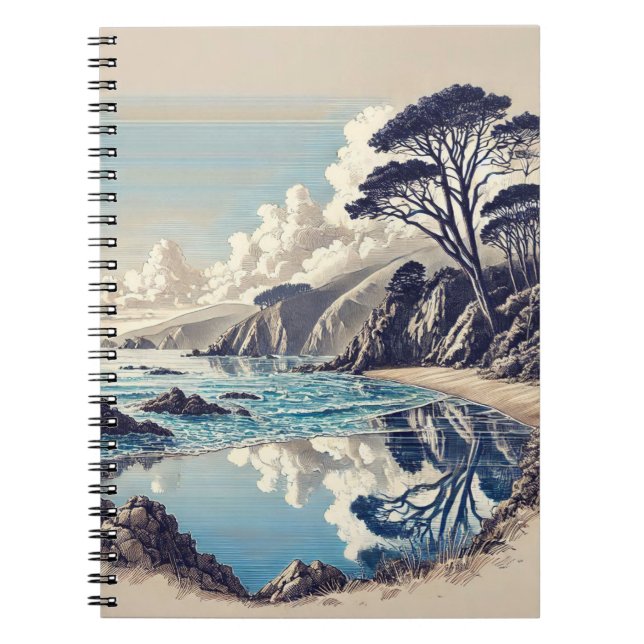 Reflection Landscape Notebook Journal (Front)