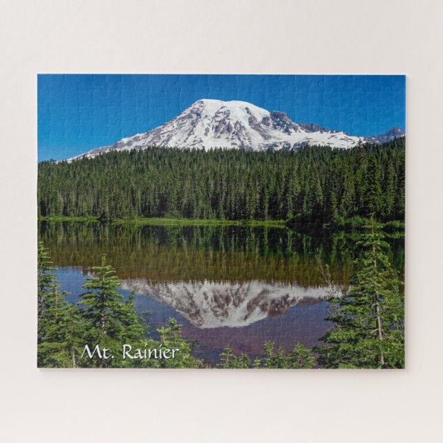 Reflection - Mt. Rainier, Washington Jigsaw Puzzle (Horizontal)