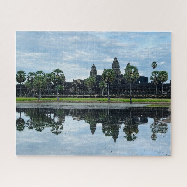 Reflection of Angkor Wat Jigsaw Puzzle (Horizontal)