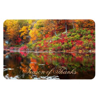 Reflection Of Autumn Magnet by efhenneke at Zazzle