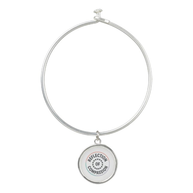 Reflection of Compassion | Inclusion Bangle Bracelet (Front)