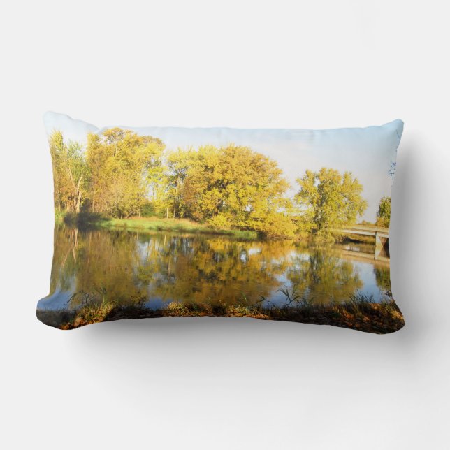 Reflection of Life Lumbar Pillow (Front)