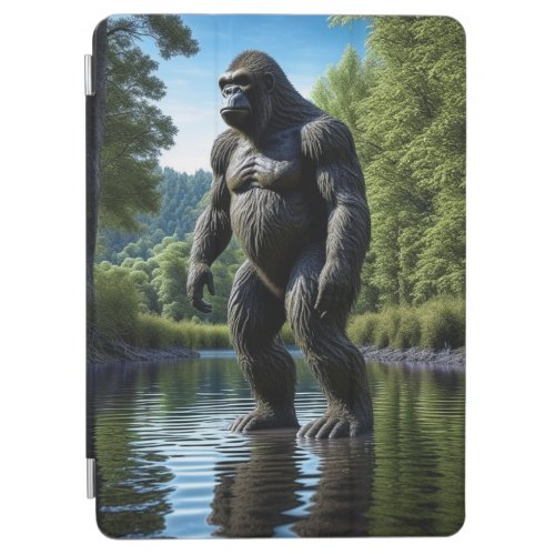 Reflection of Muscular Bigfoot in Water iPad Air Cover