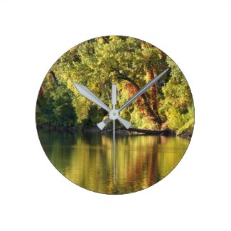 Reflection of nature clock