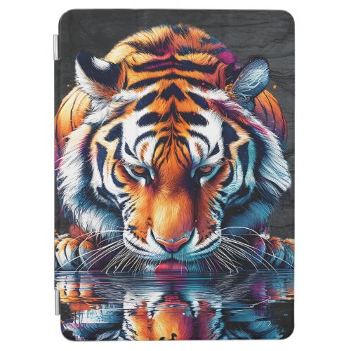 Reflection of Tiger Drinking Water iPad Air Cover