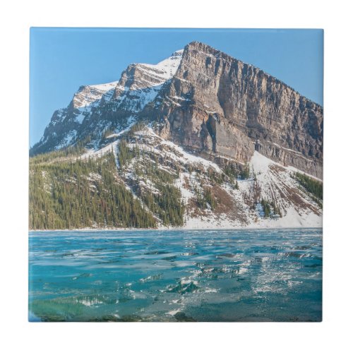 Reflection on Lake Louise _ Banff NP Canada Ceramic Tile