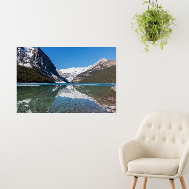 Reflection on Lake Louise - Banff NP, Canada Foam Board (In Situ (Wall))