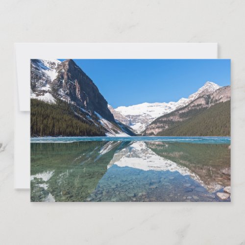 Reflection on Lake Louise _ Banff NP Canada Invitation