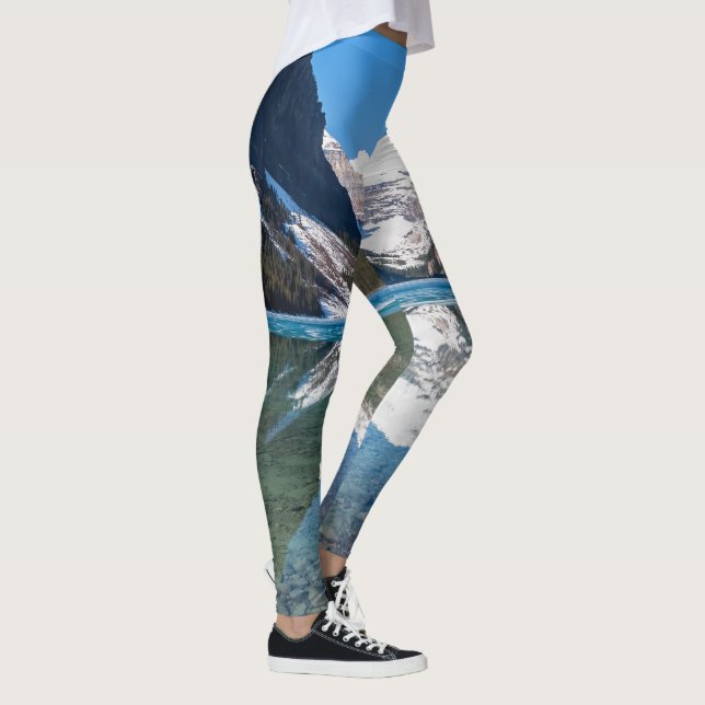 Reflection on Lake Louise - Banff NP, Canada Leggings (Right)