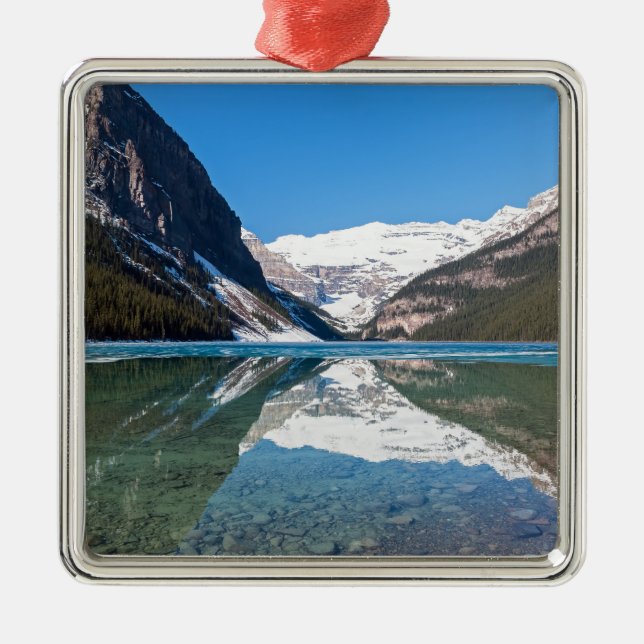 Reflection on Lake Louise - Banff NP, Canada Metal Ornament (Front)