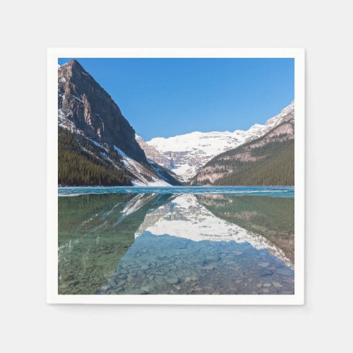 Reflection on Lake Louise _ Banff NP Canada Napkins