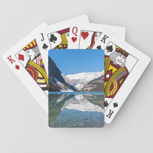 Reflection on Lake Louise _ Banff NP Canada Poker Cards