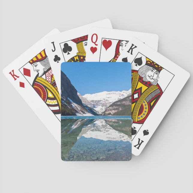 Reflection on Lake Louise - Banff NP, Canada Poker Cards (Back)