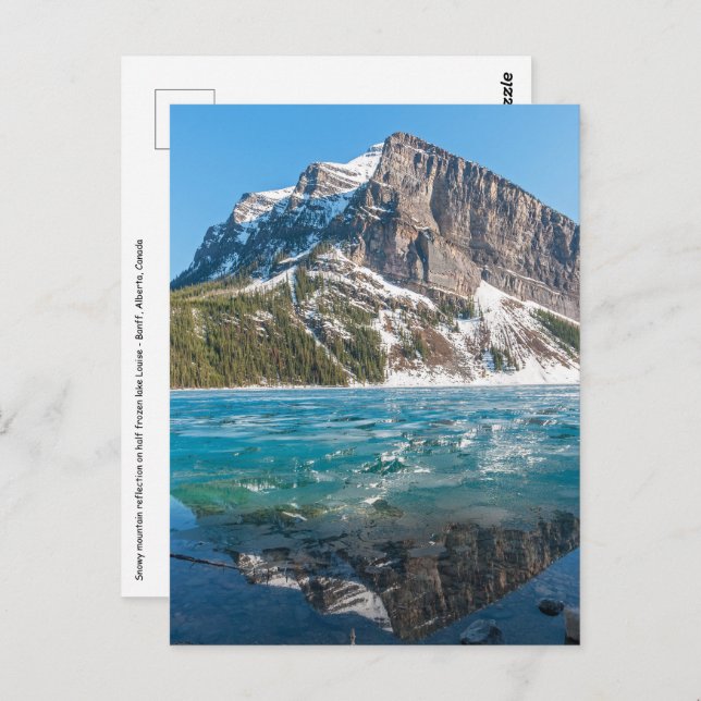 Reflection on Lake Louise - Banff NP, Canada Postcard (Front/Back)