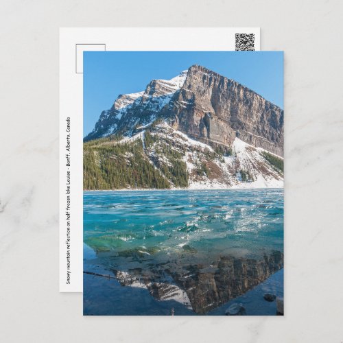 Reflection on Lake Louise _ Banff NP Canada Postcard