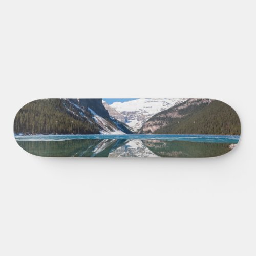 Reflection on Lake Louise _ Banff NP Canada Skateboard