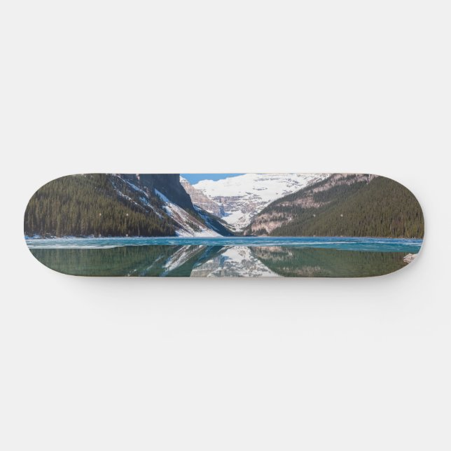 Reflection on Lake Louise - Banff NP, Canada Skateboard (Horz)