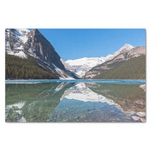 Reflection on Lake Louise _ Banff NP Canada Tissue Paper