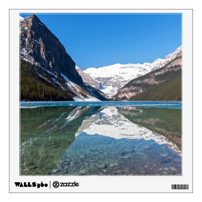 Reflection on Lake Louise - Banff NP, Canada Wall Decal (Front)