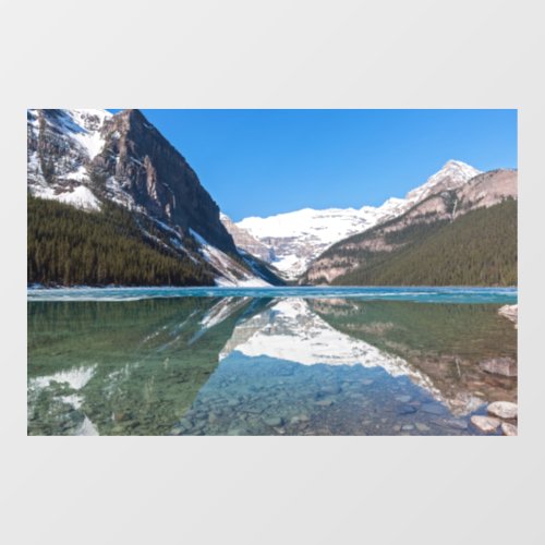 Reflection on Lake Louise _ Banff NP Canada Window Cling