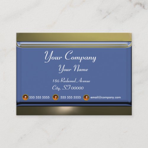 REFLECTIONS 2 AGATE monogram white blue grey Business Card
