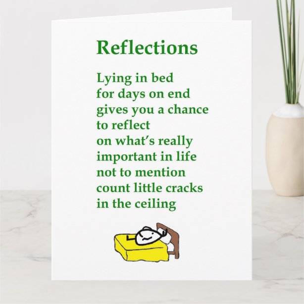 Funny Poem Get Well Cards Well Wishes Cards Zazzle 9147