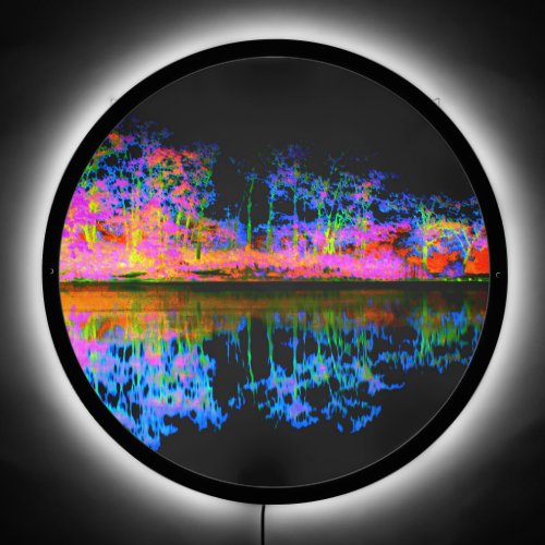 Reflections _ Abstract Round LED Sign