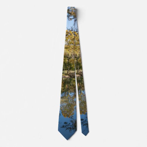 Reflections At Dogwood Creek Neck Tie
