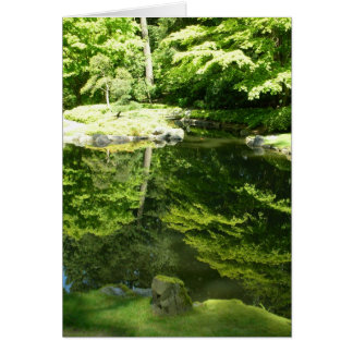 Reflections at Nitobe Garden Cards